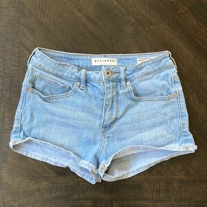 Bullhead Women's Sky Blue Jean Shorts